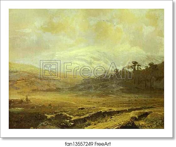 Free art print of Mountains in the Crimea in Winter by Feodor Vasilyev Free art print of Mountains in the Crimea in Winter by Feodor Vasilyev