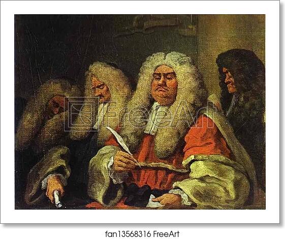 Free art print of The Bench by William Hogarth Free art print of The Bench by William Hogarth