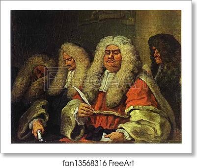 Free art print of The Bench by William Hogarth