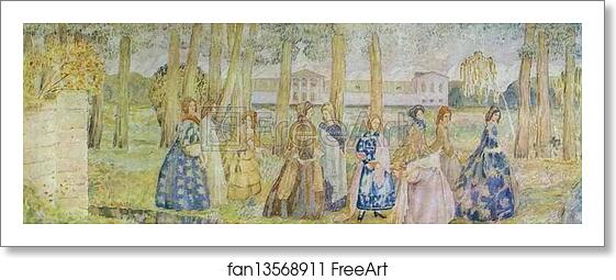 Free art print of Autumn Evening by Victor Borisov-Musatov Free art print of Autumn Evening by Victor Borisov-Musatov