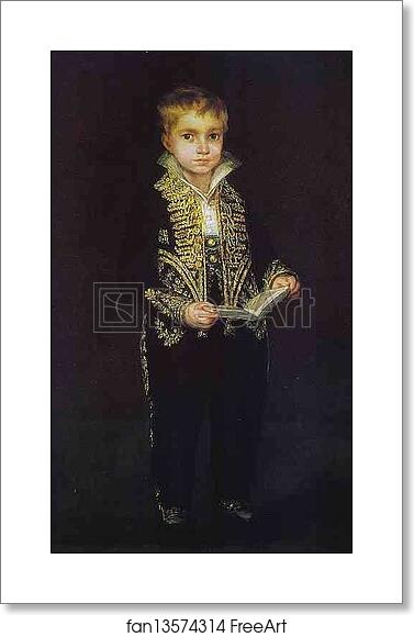 Free art print of Portrait of Victor Guye by Francisco De Goya Y Lucientes
