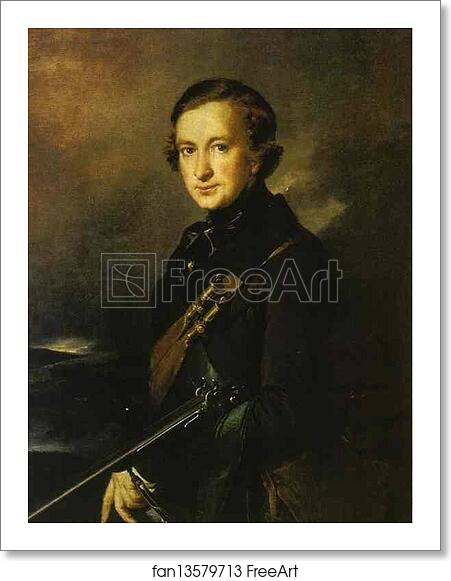 Free art print of Portrait of Yu. F. Samarin in the Hunting Dress by Vasily Tropinin Free art print of Portrait of Yu. F. Samarin in the Hunting Dress by Vasily Tropinin