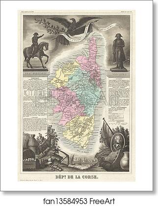 Free art print of Dept. de la Corse. by Victor Jules Levasseur Free art print of Dept. de la Corse. by Victor Jules Levasseur