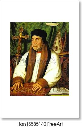 Free art print of Portrait of William Warham by Hans Holbein The Younger