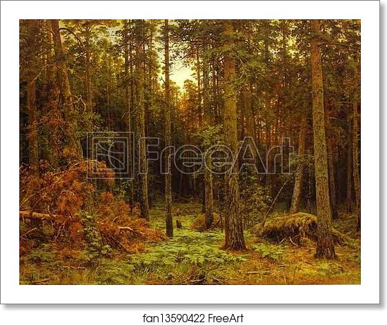 Free art print of Pine Forest by Ivan Shishkin Free art print of Pine Forest by Ivan Shishkin