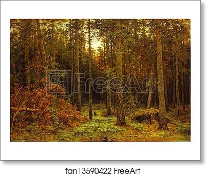Free art print of Pine Forest by Ivan Shishkin