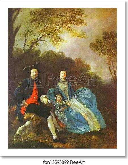 Free art print of Thomas Gainsborough, with His Wife and Elder Daughter, Mary by Thomas Gainsborough Free art print of Thomas Gainsborough, with His Wife and Elder Daughter, Mary by Thomas Gainsborough