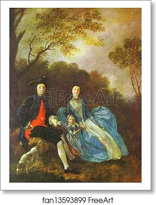 Free art print of Thomas Gainsborough, with His Wife and Elder Daughter, Mary by Thomas Gainsborough Free art print of Thomas Gainsborough, with His Wife and Elder Daughter, Mary by Thomas Gainsborough