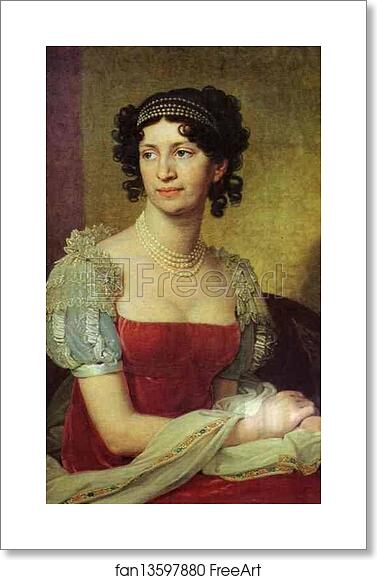 Free art print of Portrait of Princess M. I. Dolgorukaya by Vladimir Borovikovsky