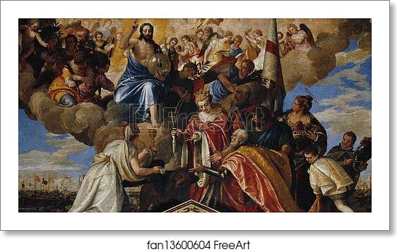 Free art print of Allegory of the Battle of Lepanto with Sebastiano Venier. Detail by Paolo Veronese Free art print of Allegory of the Battle of Lepanto with Sebastiano Venier. Detail by Paolo Veronese