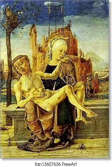 Free art print of Pietà by Cosmè Tura (A.K.A. Cosimo Tura)