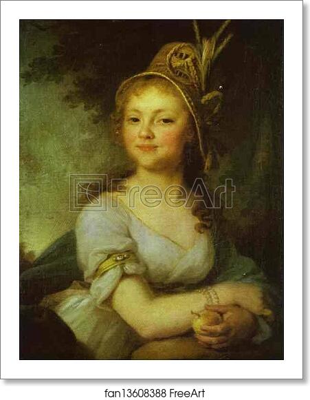 Free art print of Portrait of E. N. Arsenyeva by Vladimir Borovikovsky Free art print of Portrait of E. N. Arsenyeva by Vladimir Borovikovsky