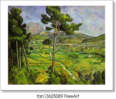 Free art print of Mount Sainte-Victoire Seen from Bellevue by Paul Cézanne Free art print of Mount Sainte-Victoire Seen from Bellevue by Paul Cézanne