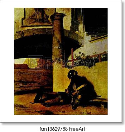 Free art print of The Watchman by Carel Fabritius