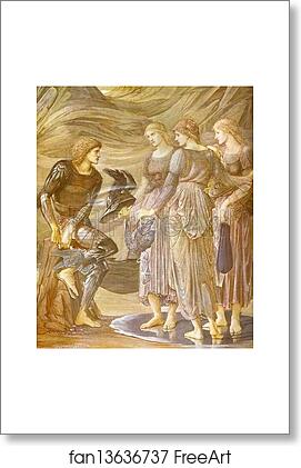 Free art print of The Arming of Perseus by Sir Edward Coley Burne-Jones