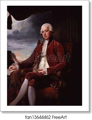 Free art print of Charles Jenkinson, 1st Earl of Liverpool by George Romney
