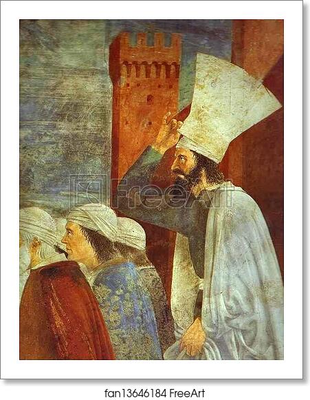 Free art print of Legend of the True Cross: Exaltation of the Cross. Detail by Piero Della Francesca Free art print of Legend of the True Cross: Exaltation of the Cross. Detail by Piero Della Francesca