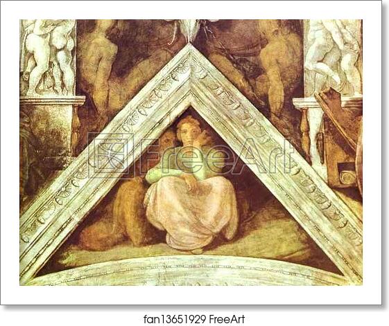 Free art print of The Ancestors of Christ: Jesse, David and Solomon by Michelangelo Free art print of The Ancestors of Christ: Jesse, David and Solomon by Michelangelo