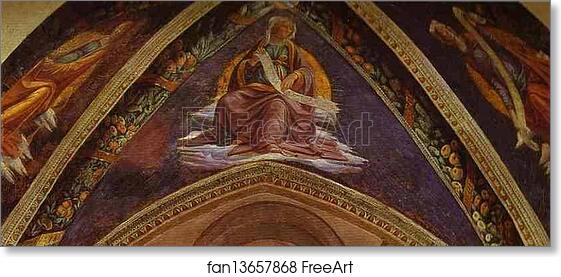 Free art print of The Confirmation of the Rule of the Order of St. Francis by Pope Honorius III. Detail by Domenico Ghirlandaio