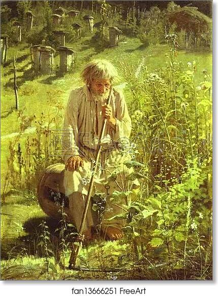 Free art print of Bee-Keeper by Ivan Kramskoy