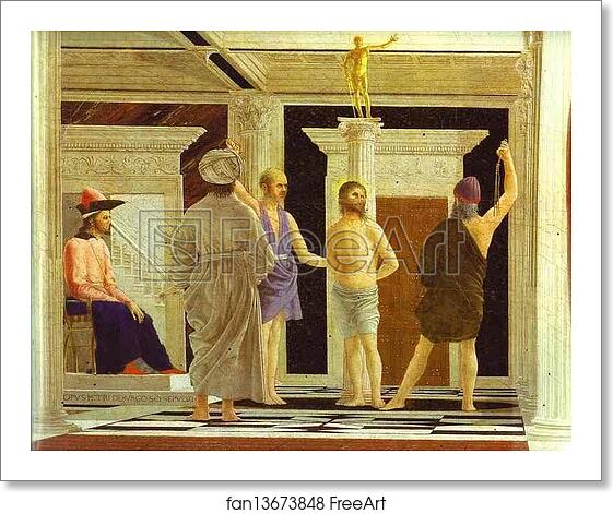 Free art print of Flagellation. Detail by Piero Della Francesca Free art print of Flagellation. Detail by Piero Della Francesca