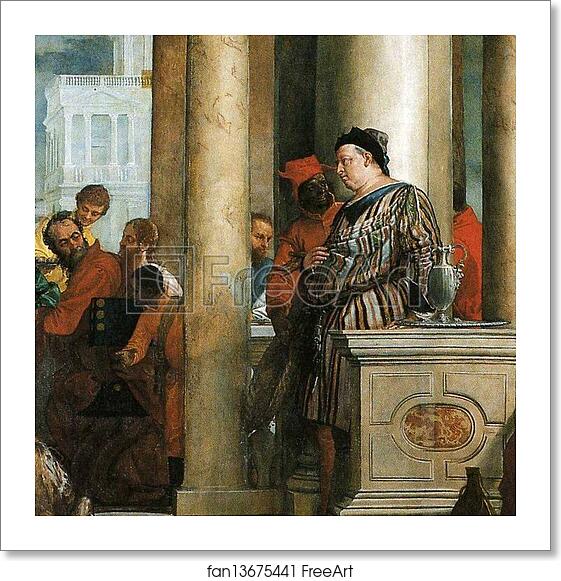 Free art print of Feast in the House of Levi. Detail by Paolo Veronese Free art print of Feast in the House of Levi. Detail by Paolo Veronese