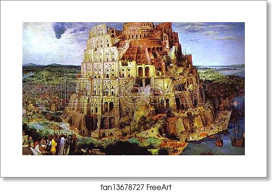 Free art print of The Tower of Babel by Pieter Bruegel The Elder Free art print of The Tower of Babel by Pieter Bruegel The Elder