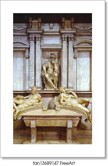 Free art print of Tomb of Lorenzo de' Medici by Michelangelo Free art print of Tomb of Lorenzo de' Medici by Michelangelo