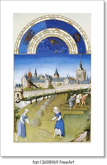 Free art print of Les tr�s riches heures du Duc de Berry. June. Palais de la Cite and Sainte-Chapelle in Paris by Limbourg Brothers Free art print of Les tr�s riches heures du Duc de Berry. June. Palais de la Cite and Sainte-Chapelle in Paris by Limbourg Brothers