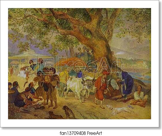 Free art print of Sweet Waters Near Constantinople by Karl Brulloff Free art print of Sweet Waters Near Constantinople by Karl Brulloff