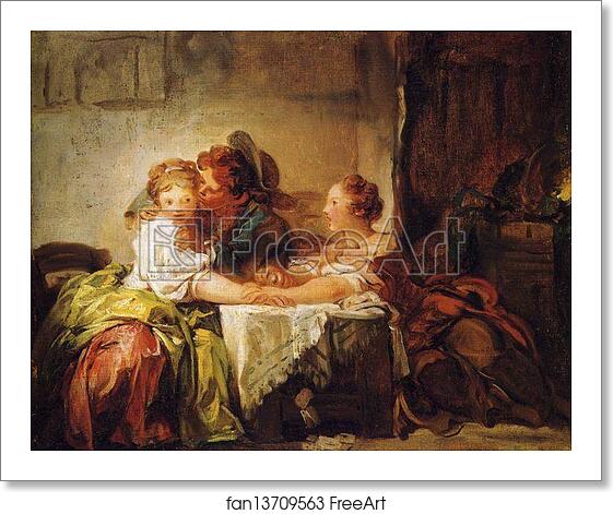 Free art print of The Lost Wager by Jean-Honoré Fragonard Free art print of The Lost Wager by Jean-Honoré Fragonard
