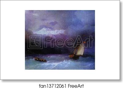 Free art print of Stormy Sea by Ivan Aivazovsky