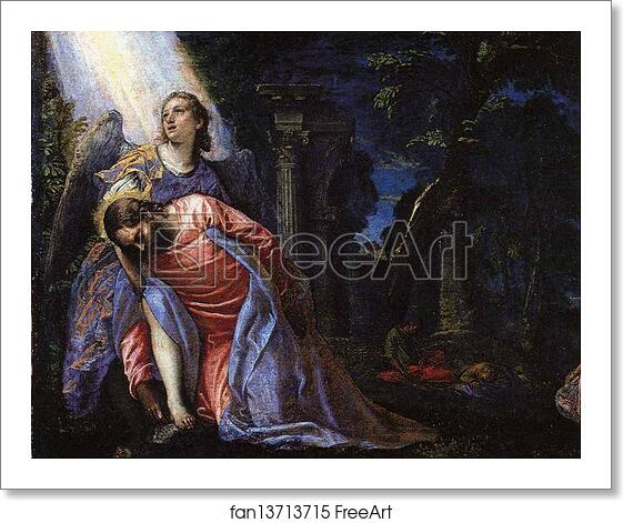 Free art print of Christ in the Garden by Paolo Veronese Free art print of Christ in the Garden by Paolo Veronese