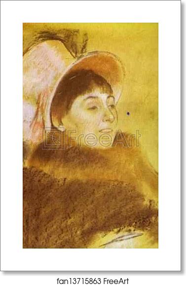 Free art print of Portrait of Madame Dietz-Monnim by Edgar Degas Free art print of Portrait of Madame Dietz-Monnim by Edgar Degas