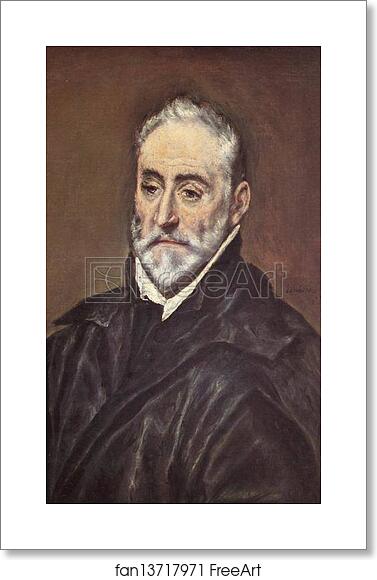 Free art print of Portrait of Antonio de Covarrubias y Leiva by El Greco