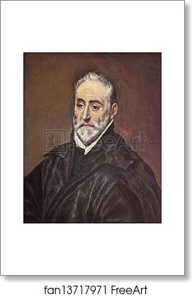 Free art print of Portrait of Antonio de Covarrubias y Leiva by El Greco