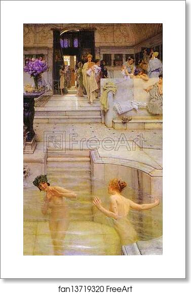 Free art print of A Favourite Custom by Sir Lawrence Alma-Tadema