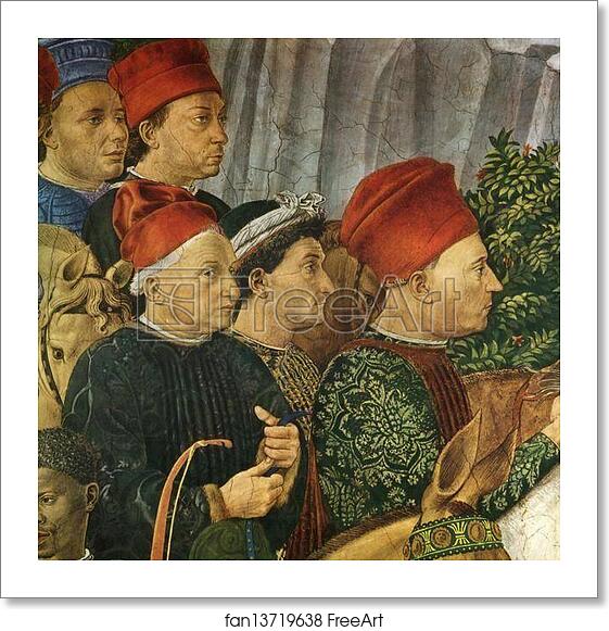 Free art print of Procession of the Magus Balthazar. Detail by Benozzo Gozzoli Free art print of Procession of the Magus Balthazar. Detail by Benozzo Gozzoli