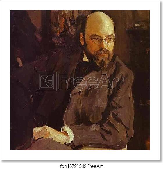 Free art print of Portrait of the Artist Ilya Ostroukhov by Valentin Serov Free art print of Portrait of the Artist Ilya Ostroukhov by Valentin Serov