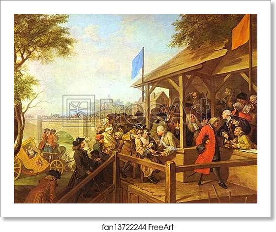 Free art print of The Polling by William Hogarth Free art print of The Polling by William Hogarth