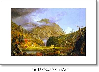 Free art print of The Notch of the White Mountains by Thomas Cole