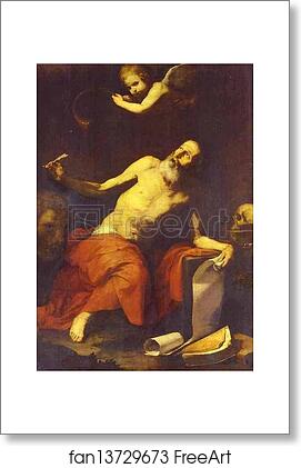 Free art print of St. Jerome Hears the Trumpet by Jusepe De Ribera