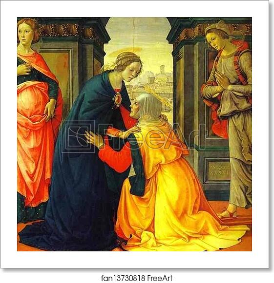 Free art print of The Visitation by Domenico Ghirlandaio Free art print of The Visitation by Domenico Ghirlandaio