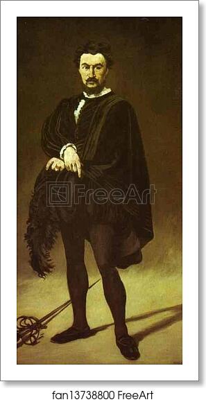 Free art print of The Tragic Actor (Rouvière as Hamlet) by Edouard Manet Free art print of The Tragic Actor (Rouvière as Hamlet) by Edouard Manet