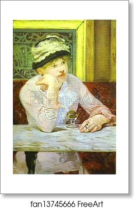 Free art print of Plum Brandy by Edouard Manet Free art print of Plum Brandy by Edouard Manet