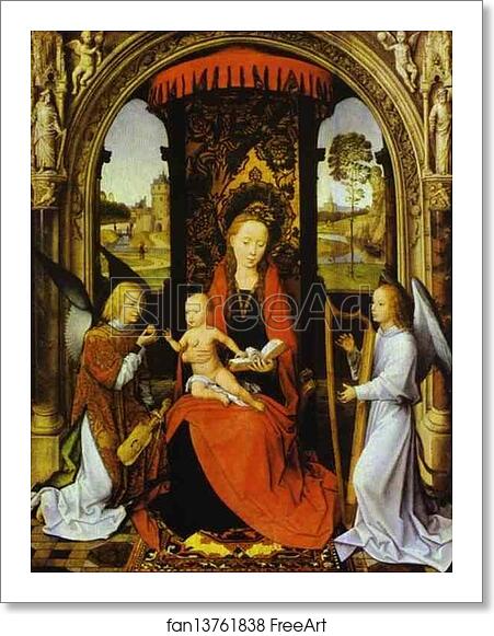 Free art print of Madonna and Child with Angels by Hans Memling Free art print of Madonna and Child with Angels by Hans Memling