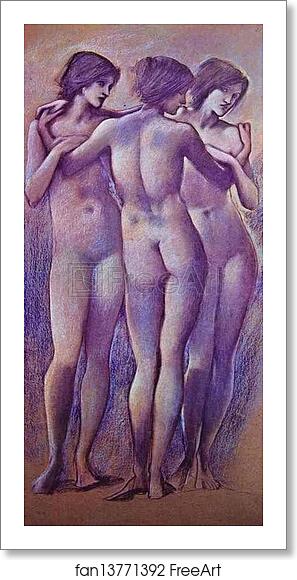 Free art print of The Tree Graces by Sir Edward Coley Burne-Jones Free art print of The Tree Graces by Sir Edward Coley Burne-Jones