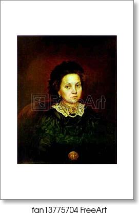 Free art print of Portrait of M. A. Grigoryeva by Pavel Tchistyakov
