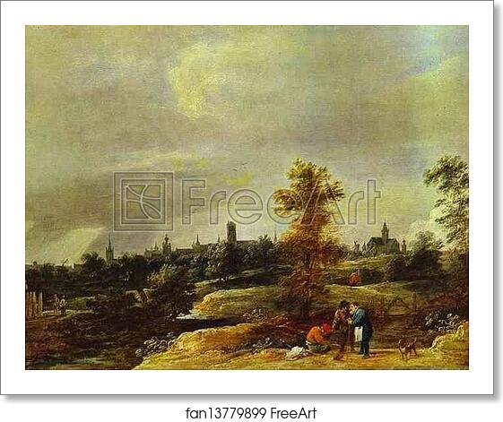 Free art print of Landscape in the Suburbs of Brussels by David Teniers The Younger Free art print of Landscape in the Suburbs of Brussels by David Teniers The Younger