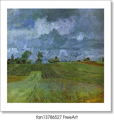 Free art print of Stormy Day by Isaac Levitan